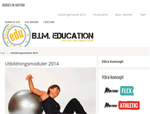 Tablet Screenshot of education.bodiesinmotion.se